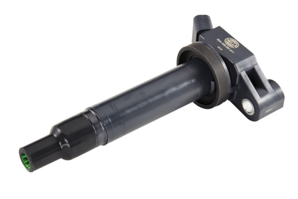 HELLA Zündspule, 4-polig, Kerzenschachtzündspule, geschraubt, 5DA 358 057-211