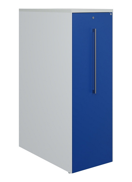 C+P Auszugschrank in Stehhöhe Asisto H1259B430T800 mm, 7035/5010, 148436-00R S10085