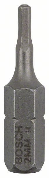 Bosch Schrauberbit Extra-Hart HEX 2, 25 mm, 3er-Pack, VE: 5 Stück, 2607001718