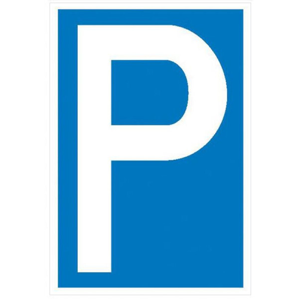 Stein HGS Parkplatzschild, 400 mm, 600 mm, Alu, geprägt, 11.5142