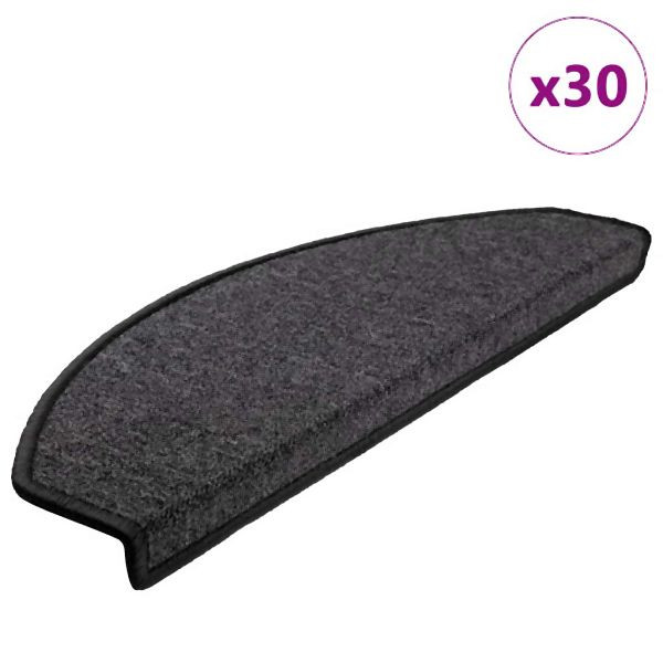 vidaXL Stufenmatten 30 Stück Anthrazit 65x24x4 cm, 3365749