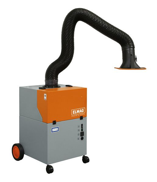 ELMAG Absauganlage, fahrbar, Smart-Master, H13 AT-Edition, Absaugarm Ø 150mm/2m in Schlauchausführung, 58650