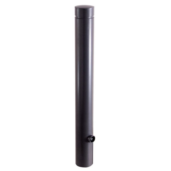 Stein HGS Poller Ø 100 mm aus starkwandigem Aluminium mit Ziernut, mit Dreikantverschluss, DIN 3223/Schließung unten, nach RAL-Karte beschichtet, 2 Ösen, 40101fbsonder-2