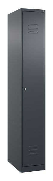 C+P Umkleidespind Classic PLUS, 1850x300x500mm, 7016/7016, Zylinderschloss, 080000-10 S10029