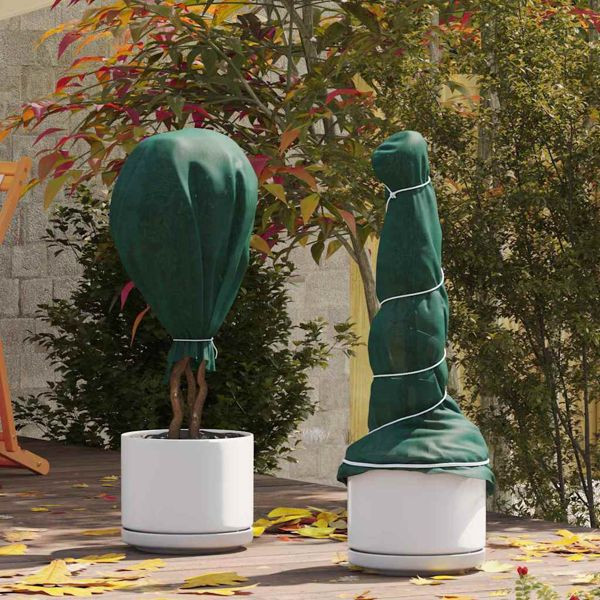 vidaXL Frostschutz-Pflanzen-Vlies Grün 100 x 1,6 m Vliesstoff, 42020998