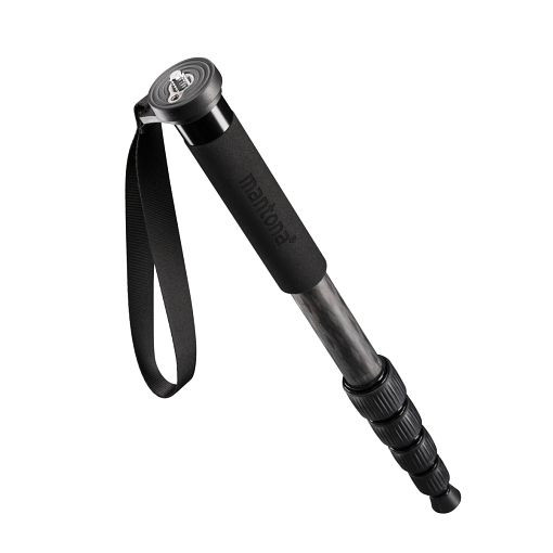 Mantona Pro ONE 144C Carbon Einbeinstativ 144cm, 1020790