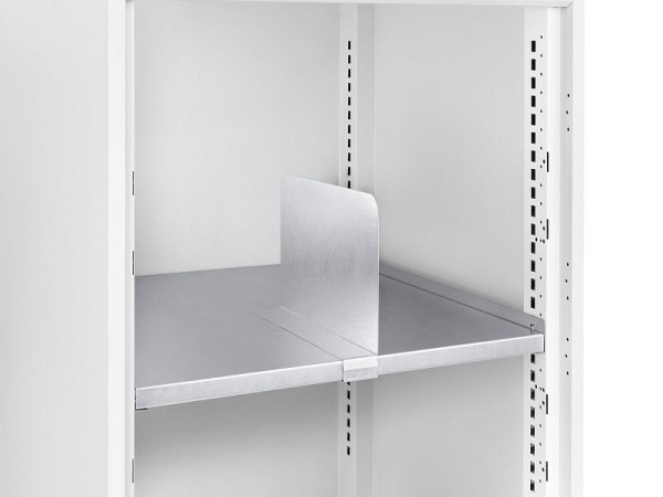 bott cubio Fachbodenteiler für Koffer-Flügeltürenschrank B x T x H: 50 x 300 x 200 mm, verzinkt, VE: 3 Stück, 42101091.51