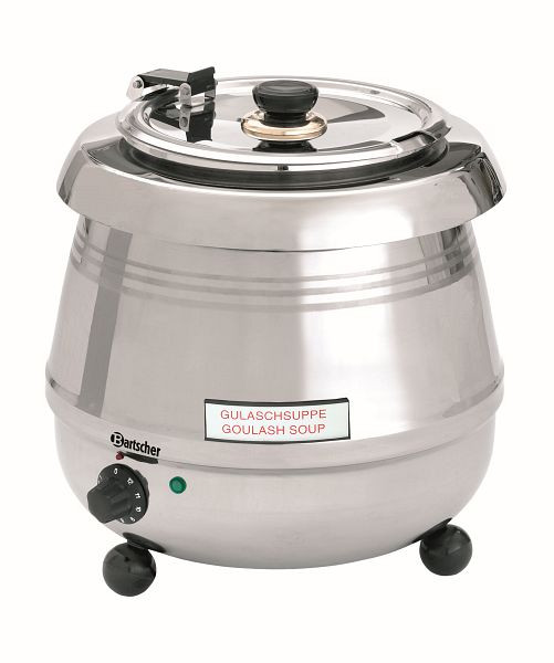 Bartscher Suppentopf De Luxe, 9 l, Chromnickelstahl, 100058