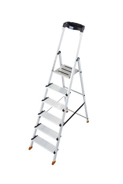 Krause Sepuro Stehleiter 1x6 Stufen, 127242, 4009199127242