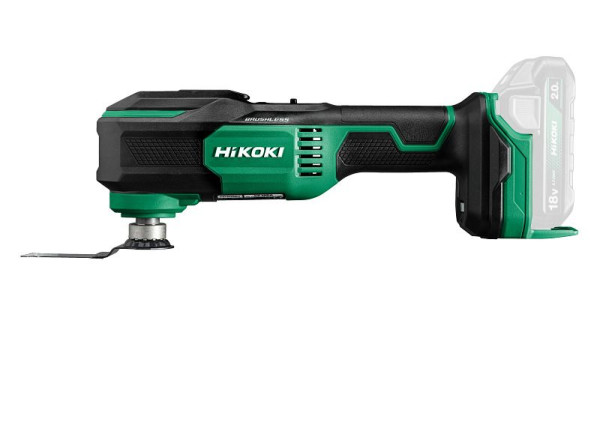 HiKOKI 18 V Multi Tool (Brushless), ohne Akku, ohne Ladegerät, CV18DA (Basic) (Karton), CV18DAW4Z
