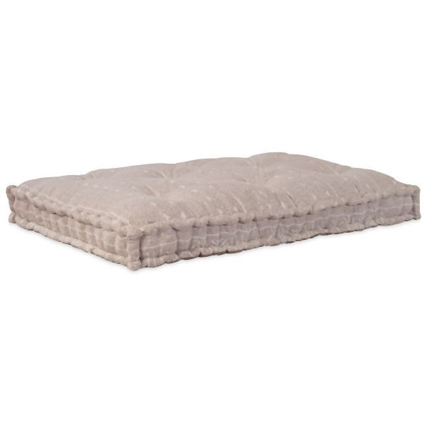 vidaXL Palettkissen in Hellbraun 120x80x12 cm aus Stoff, 4019070