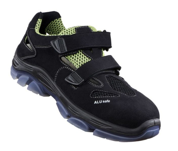 Stabilus ESD-Sandale 6410AL S1P, Größe: 42, Farbe: grün - schwarz, Textil, 6410AL-42