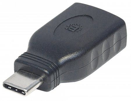MANHATTAN USB 3.1 Gen1 Typ C auf Typ A-Adapter, schwarz, 354646