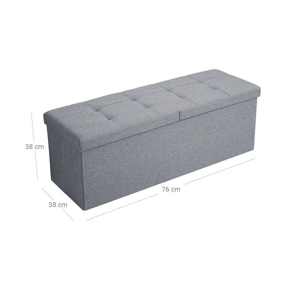 Schuhbank Aus Massivholz Mit Weichem Kissen, Sitzba Produktbild-Vorschau 12