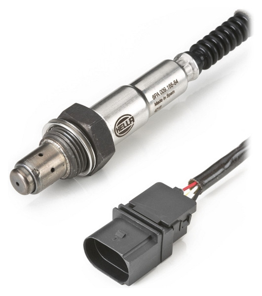 HELLA Lambdasonde, 6-polig, vor Katalysator, Kabel: 800mm, 6PA 009 166-841