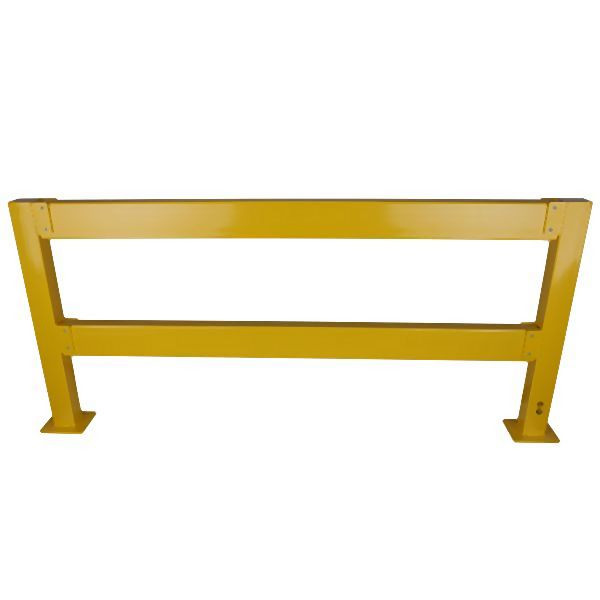 CRASH STOP Basis Sicherheitsgeländer: 2 Endpfosten 1000 mm, verzinkt, Balken 2000 mm, 2PE+100B+200