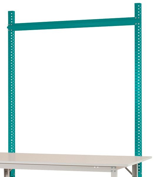Manuflex Aufbauportal ohne Ausleger in Wasserblau RAL 5021, für PACKPOOL Standard mit Breite von 1750 mm, AS1641.5021