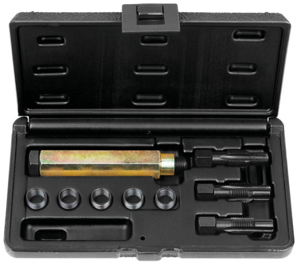 KS Tools THREADfix Reparatur-Satz M12x1,5 für Lambdasonden, 9-teilig, 150.5070