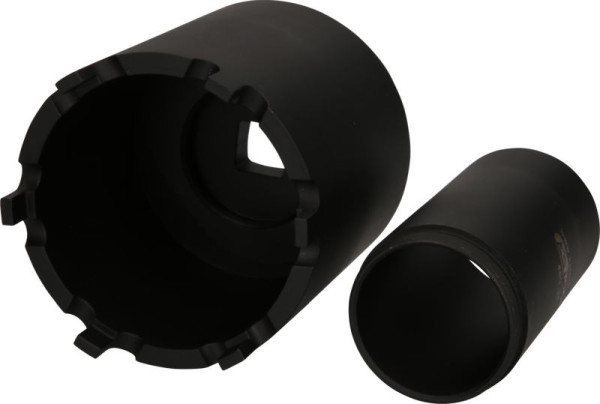 KS Tools Nutmuttern-Schlüssel-Satz mit Führungsrohr für Mercedes, Ø 100 mm, 2-teilig, 460.5645