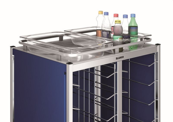 B.PRO WAGENDACH TAW 2X10/12 GN aus Edelstahl mit umlaufender Galerie, 574249