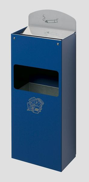 VAR Wandascher WH 51 mit Schild, enzianblau, 14951, 4030695149513