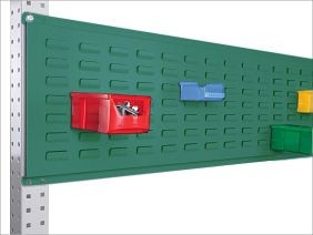 Manuflex Werkzeug-Schlitzplatte für UNIVERSAL und PROFI, Nutzhöhe = 300 mm, für Tischbreite 1000 mm, Graugrün, ZB0071.0001