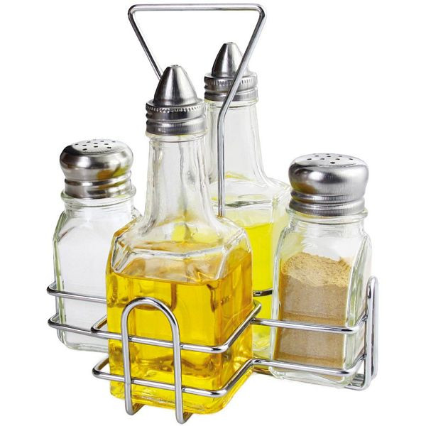 Stalgast Menage, 4 teilig mit Ständer, TT4110004, 5902898743890