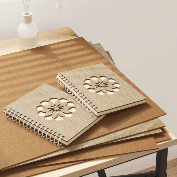 vidaXL Dekoplatten 50 pcs Sonoma-Eiche 40 x 60 x 0.3 cm Holzwerkstoff, 885604