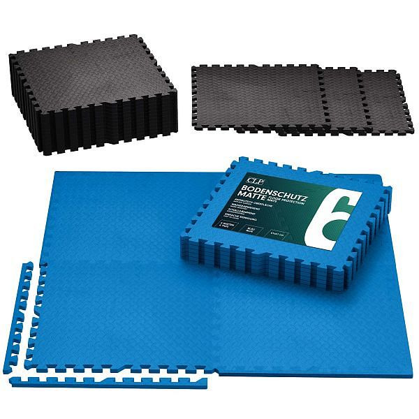 CLP 6er Bodenschutzmatte 61x61, blau, 326481, 4255716361327