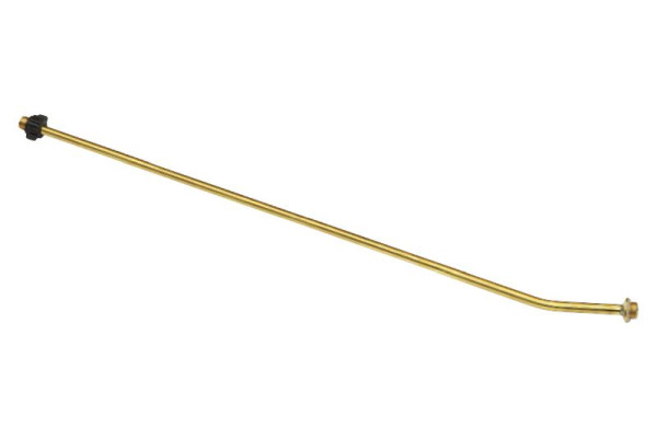 Ebinger Sprührohr gebogen 50cm, MS, Messing, 1/4"AG-AG, 131.136
