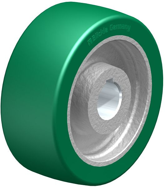 Blickle GSTN 100/20H7 Rad aus Blickle Softhane®, Grün, 754391