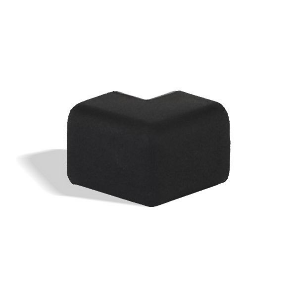 Knuffi Schutzecken Typ E 2-seitig schwarz, WPP018003, 4250912301542