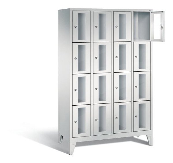 C+P Schließfachschrank Classic, H1850xB1190xT500mm, Farbe: Lichtgrau, 8010A404 S10000