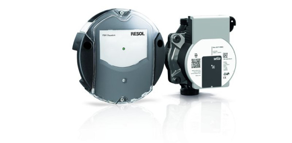 RESOL PSW Premium Pumpensignalwandler Set, Pumpe Wilo Yonos Para ST25/7 180mm, 18001150