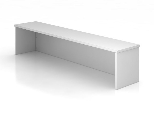 Hammerbacher Thekenaufsatz 160cm, 1OH Grau, 160x32x35 cm (BxTxH), VWB16/5
