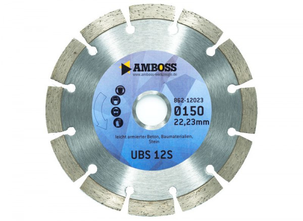 Amboss Werkzeuge UBS 12S Diamant Trennscheibe 230 x 2.8 x 22.23, 862-12028