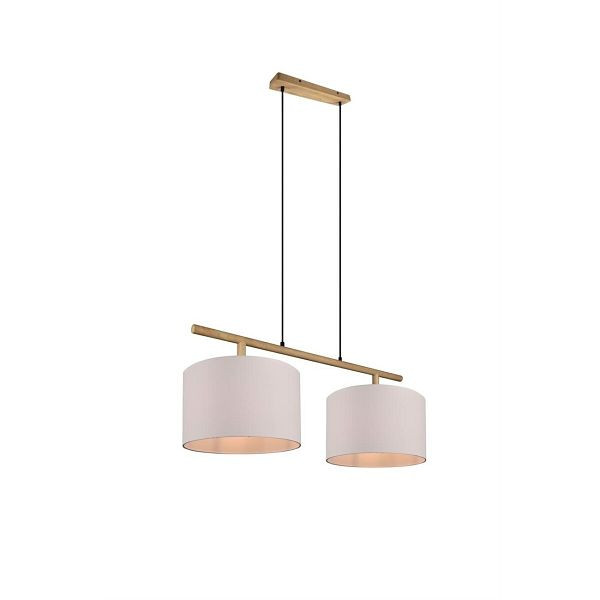 TRIO Pendelleuchte 60W KORBA HV braun E27 symmetrisch IP20 301200201, 134252