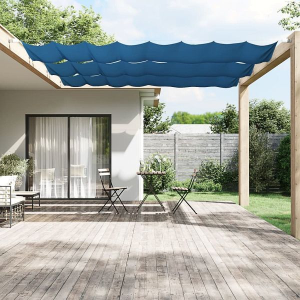 vidaXL Senkrechtmarkise Blau 100x1200 cm Oxford-Gewebe, 148457