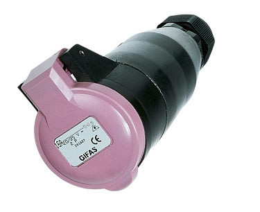 GIFAS Vollgummi CEE-Kupplung, IP54, 101545, 4251401403990