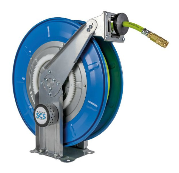 Rapid Automatischer Schlauchaufroller mit 20 m Spezial-Flex-Schlauch DN 10, zur Wand-, Boden- oder Deckenmontage, 09 139