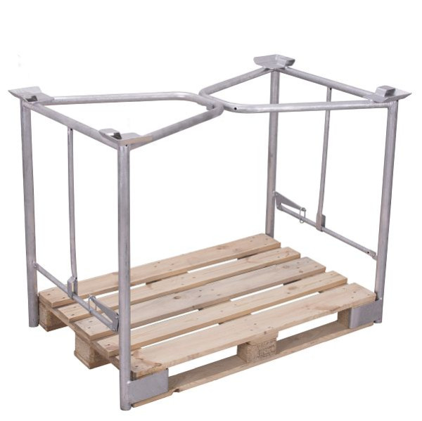 VARIOfit Palettenaufsatz Typ 65K, verzinkt, Innenmaße: 1.200 x 800 mm, Nutzhöhe: 800 mm, vpa-080.300