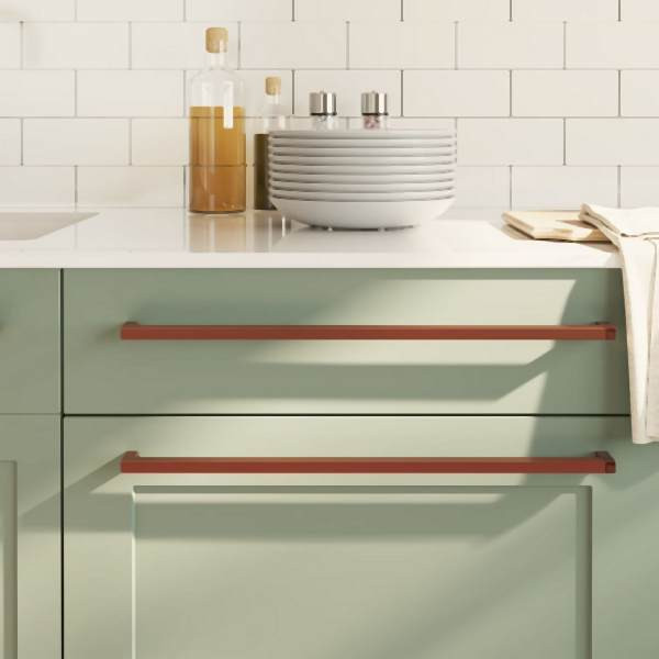vidaXL Möbelgriffe 20 Stück Bronzen 480 mm Edelstahl, 3203666