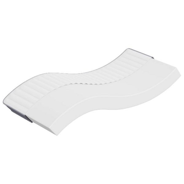 vidaXL Matratze Schaumstoff Mittelweich 90x190 cm, 373019