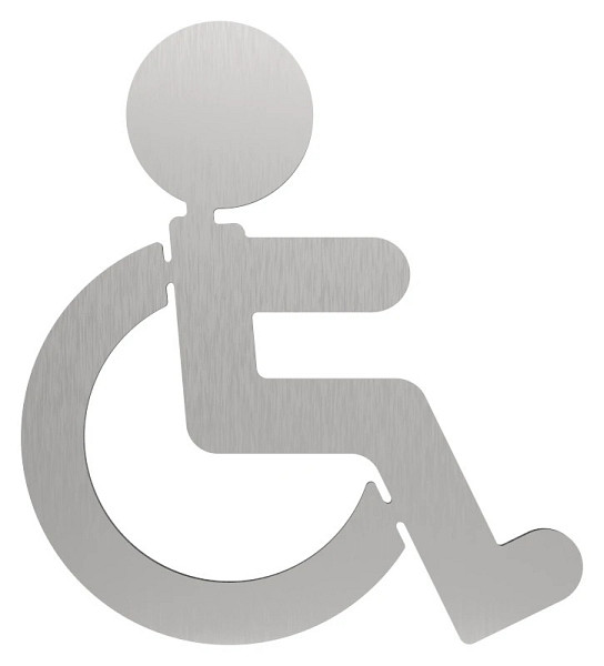 DREILICH Edelstahlverarbeitung WC HANDICAP/ 135 x 150 x 2mm, 2002050008