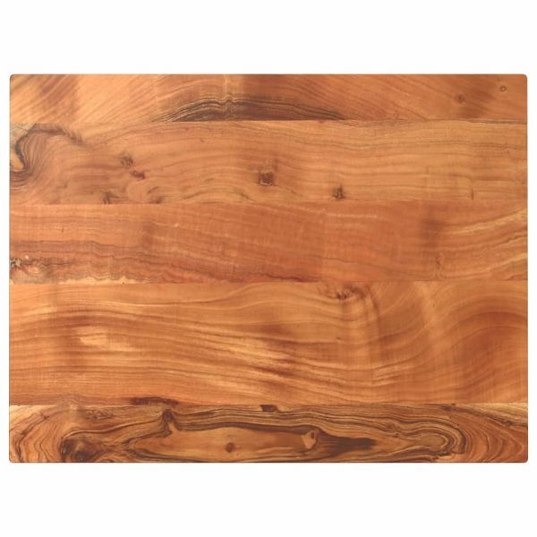 vidaXL Tischplatte 90x70x3,8 cm Rechteckig Massivholz Akazie, 370999