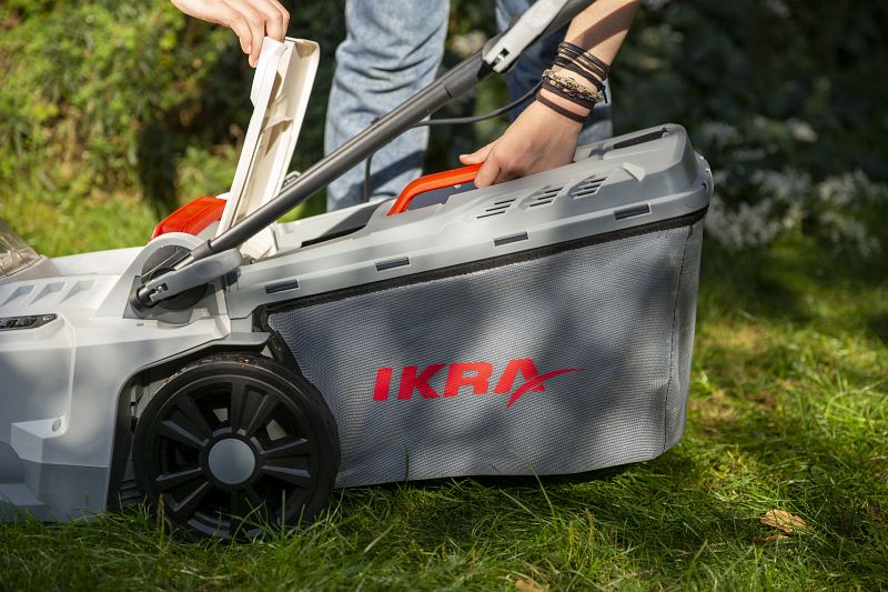 Ikra AkkuRasenmäher ICM 2/2037 (2 x 20 V/2.0 Ah) + Doppelschnelllader