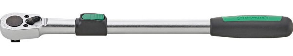 STAHLWILLE Teleskopknarre 1/2" Rückschwenkwinkel 10°, Länge 410 - 630mm, 13160000