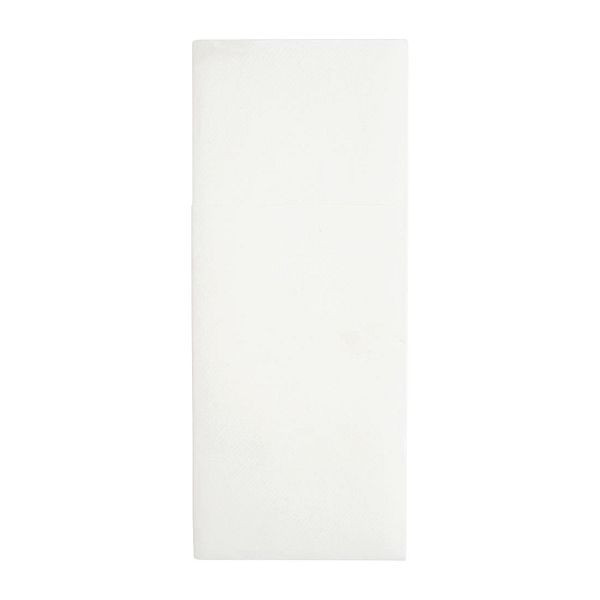 Fiesta Recycelbare Premium Tablin Serviette Weiß 48x40cm (400 Stück), FE277