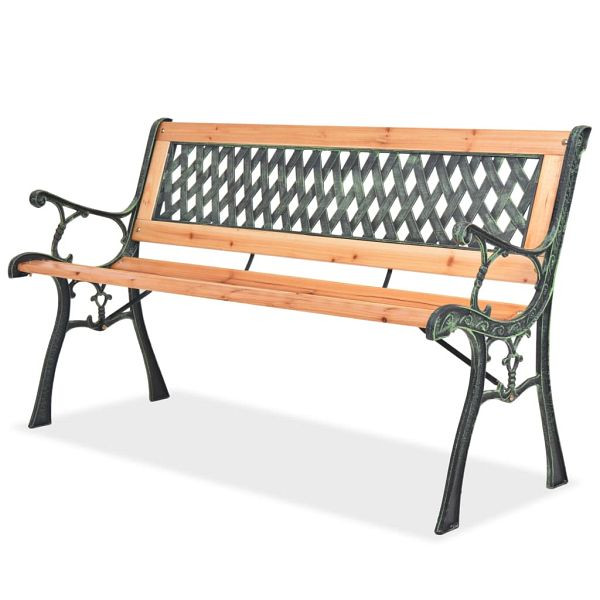 vidaXL Gartenbank 122 cm Holz, 40262