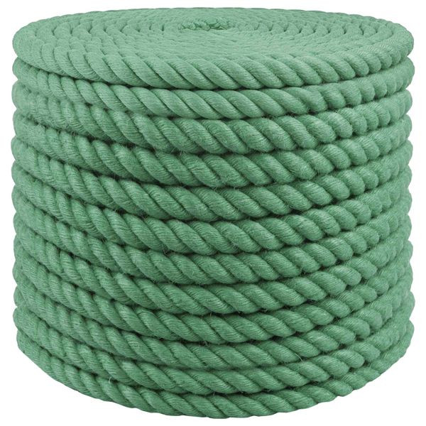 vidaXL Juteseil Grün 100% Tossa Jute, 42011775, 8721359330922